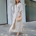 CONSTANZA | ELEGANT V-NECK MAXI DRESS