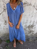 GERALDINE | COMFORTABLE V-NECK DRESS